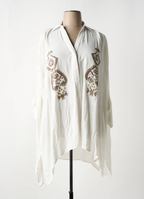 Tunique manches courtes blanc LOLA CASADEMUNT pour femme