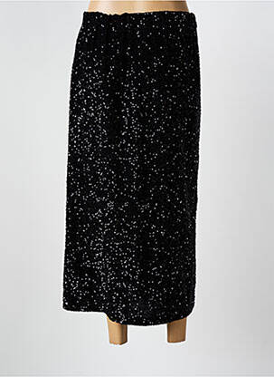 Jupe longue coupe droite noir INTUITION femme