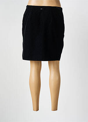 Jupe courte coupe droite noir MORGAN femme