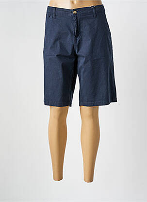 Bermuda coupe droite bleu CREAM femme