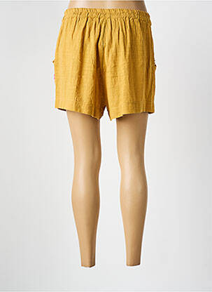 Short coupe droite jaune JOHANNA PARIS femme