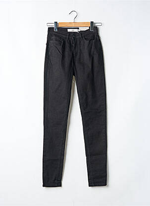 Pantalon slim poches noir ICHI femme