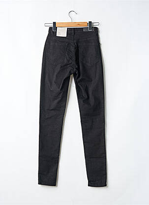 Pantalon slim poches noir ICHI femme