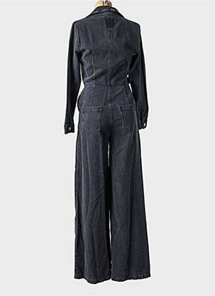 Combi-pantalon fermeture boutonnée sur le devant manches longues noir BSB femme