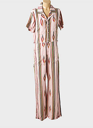 Combi-pantalon rose FIVE pour femme