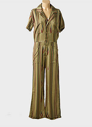 Combi-pantalon vert FIVE pour femme