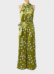 Combi-pantalon vert MD'M pour femme seconde vue