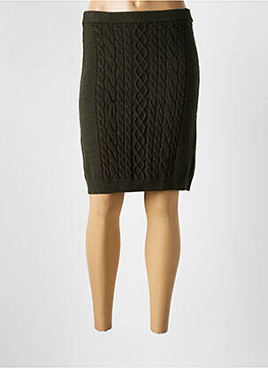 Jupe courte vert CREAM pour femme