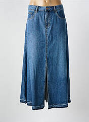 Jupe longue bleu JANE BLUE pour femme seconde vue