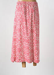 Jupe longue rose ICHI pour femme seconde vue