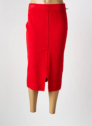 Jupe mi-longue rouge SUGAR BABE pour femme