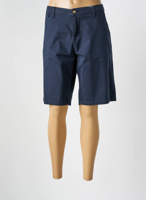 Bermuda coupe droite bleu CREAM femme