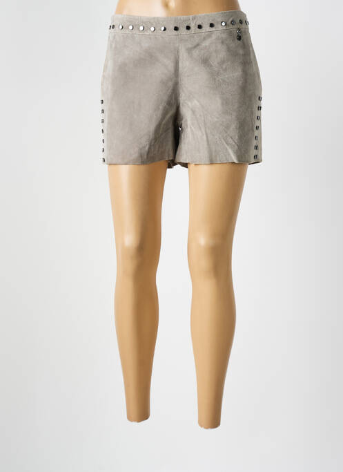 Short coupe droite gris LIU JO femme