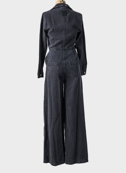 Combi-pantalon fermeture boutonnée sur le devant manches longues noir BSB femme
