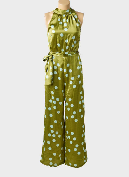 Combi-pantalon coupe fluide sans manche vert MD'M femme