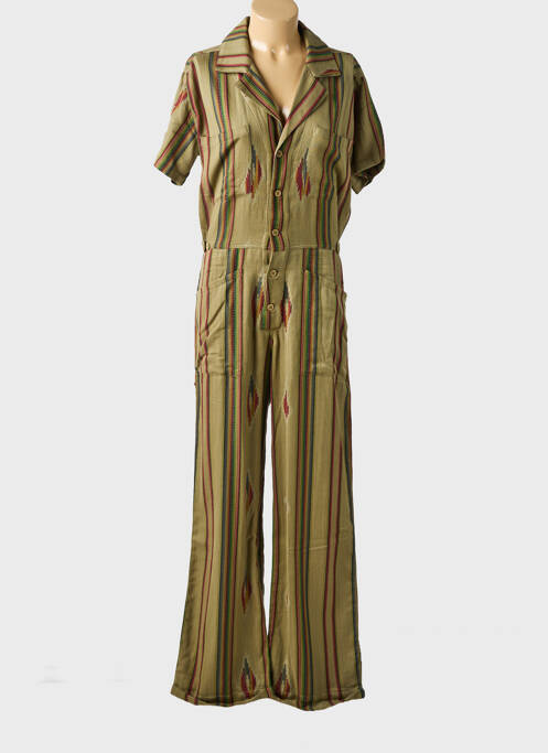 Combi-pantalon vert FIVE pour femme