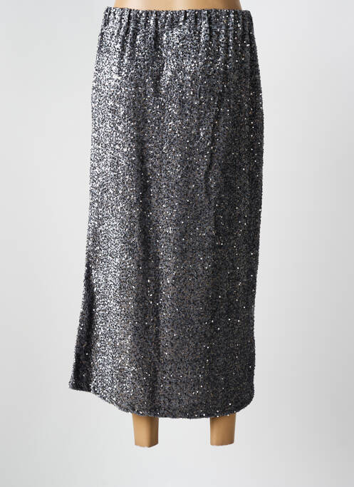 Jupe longue argent INTUITION femme