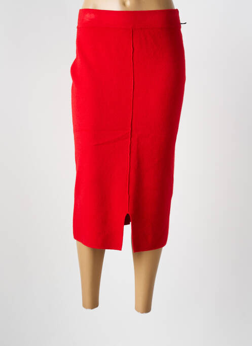 Jupe mi-longue rouge SUGAR BABE pour femme