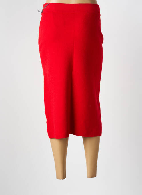 Jupe mi-longue rouge SUGAR BABE femme