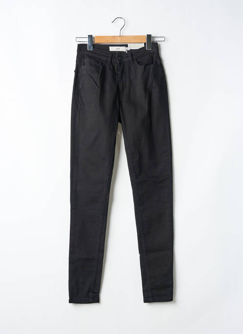Pantalon slim noir ICHI pour femme