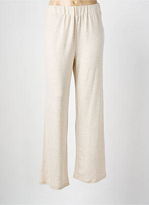 Pantalon droit beige ICHI femme