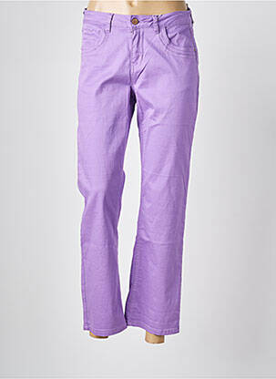 Jeans coupe slim violet CREAM femme
