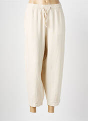 Pantalon 7/8 beige ICHI pour femme seconde vue