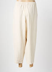 Pantalon 7/8 beige ICHI pour femme seconde vue