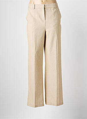 Pantalon droit beige B.YOUNG pour femme