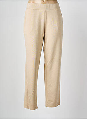 Pantalon droit beige B.YOUNG pour femme