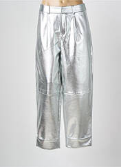Pantalon droit argent ICHI pour femme seconde vue