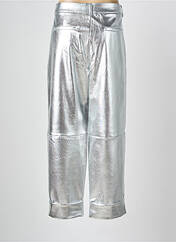 Pantalon droit argent ICHI pour femme seconde vue