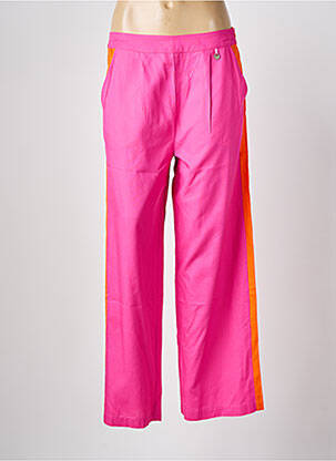 Pantalon droit rose LOLA CASADEMUNT pour femme