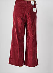 Pantalon flare rouge JANE BLUE pour femme seconde vue
