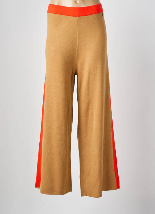 Pantalon flare beige LOLA CASADEMUNT femme