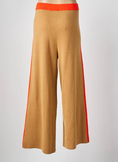 Pantalon flare beige LOLA CASADEMUNT femme