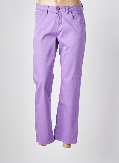 Jeans coupe slim violet CREAM femme
