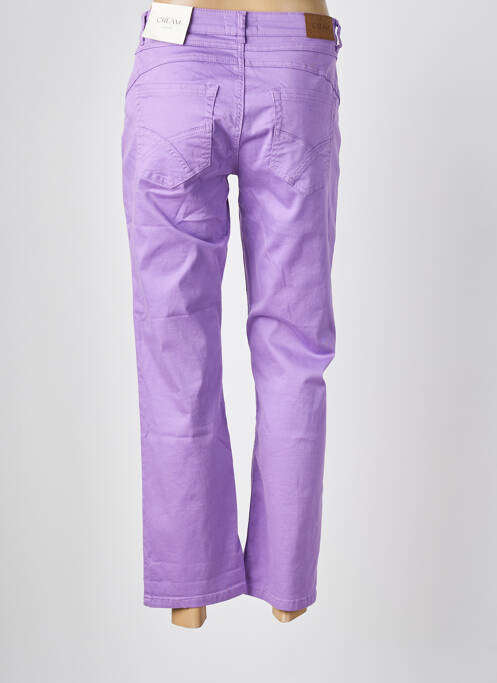 Jeans coupe slim violet CREAM femme