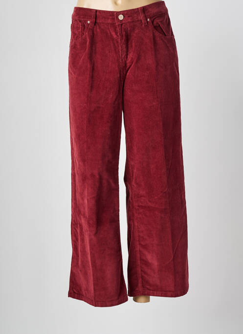 Pantalon flare rouge JANE BLUE femme