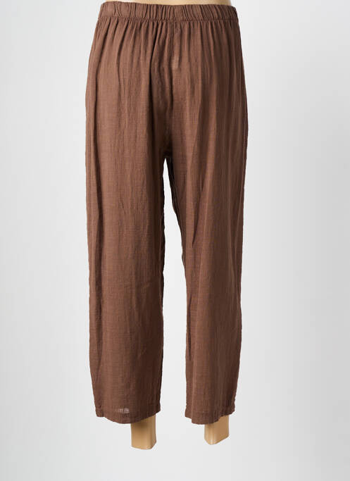 Pantalon 7/8 marron JOHANNA PARIS femme