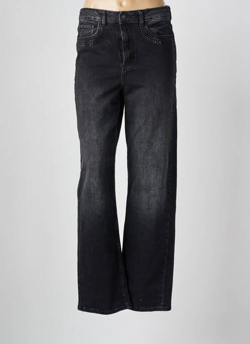 Jeans coupe droite noir B.YOUNG pour femme