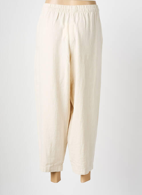 Pantalon 7/8 beige ICHI femme