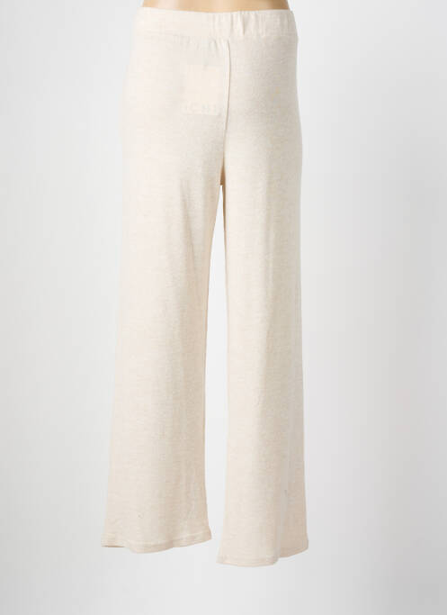 Pantalon droit beige ICHI femme