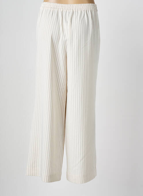 Pantalon droit blanc B.YOUNG femme