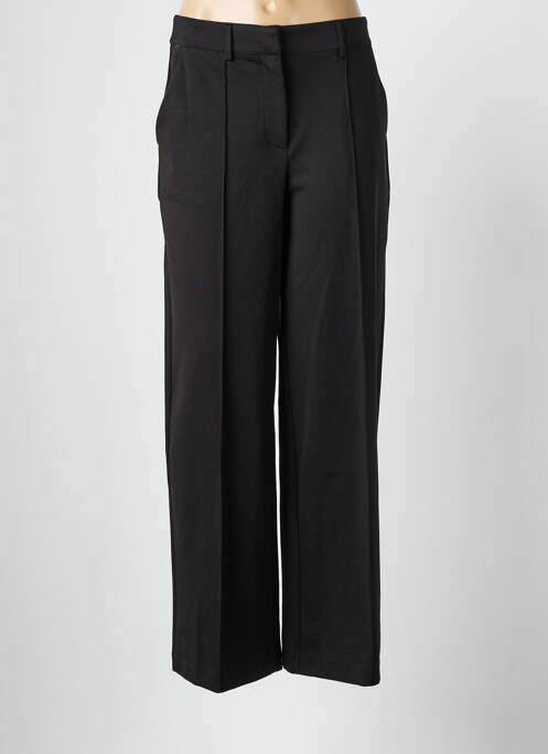 Pantalon droit noir ICHI pour femme