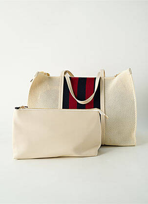 Sac multipoches forme shopping beige VIMODA femme
