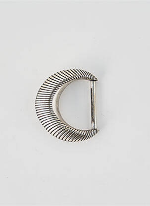 Ceinture effet matière satinée argent YOLETE femme