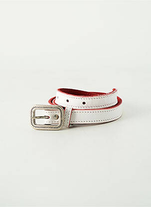 Ceinture coutures renforcées blanc YOLETE femme