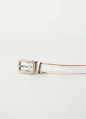 Ceinture coutures renforcées blanc YOLETE femme