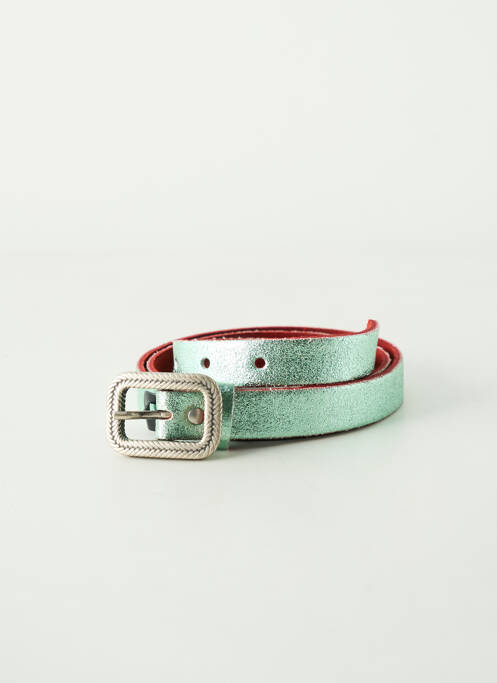 Ceinture coutures renforcées vert YOLETE femme